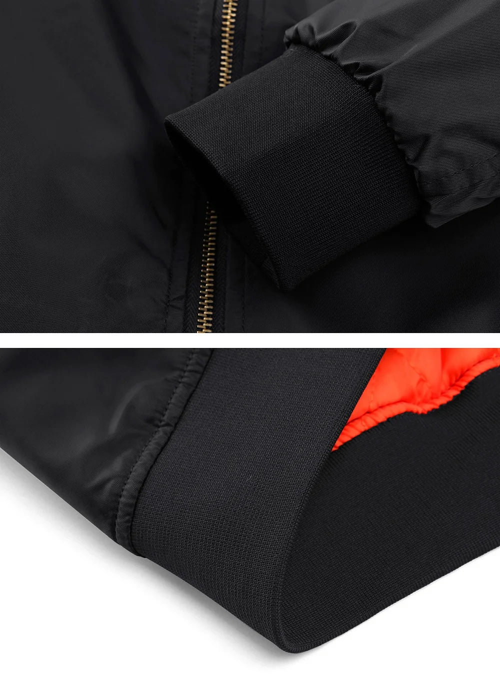Men's Padded Bomber Jacket, Retro Pilot Varsity Streetwear Coat