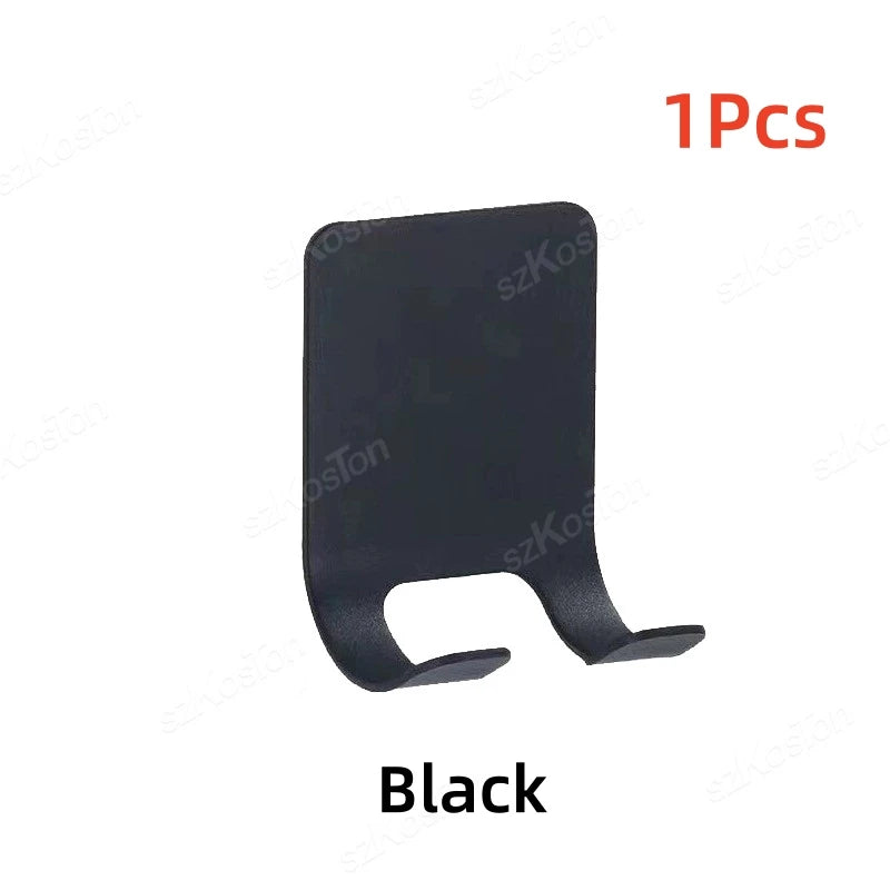 No-Drill Razor Holder, Adhesive Wall-Mounted Bathroom Hook