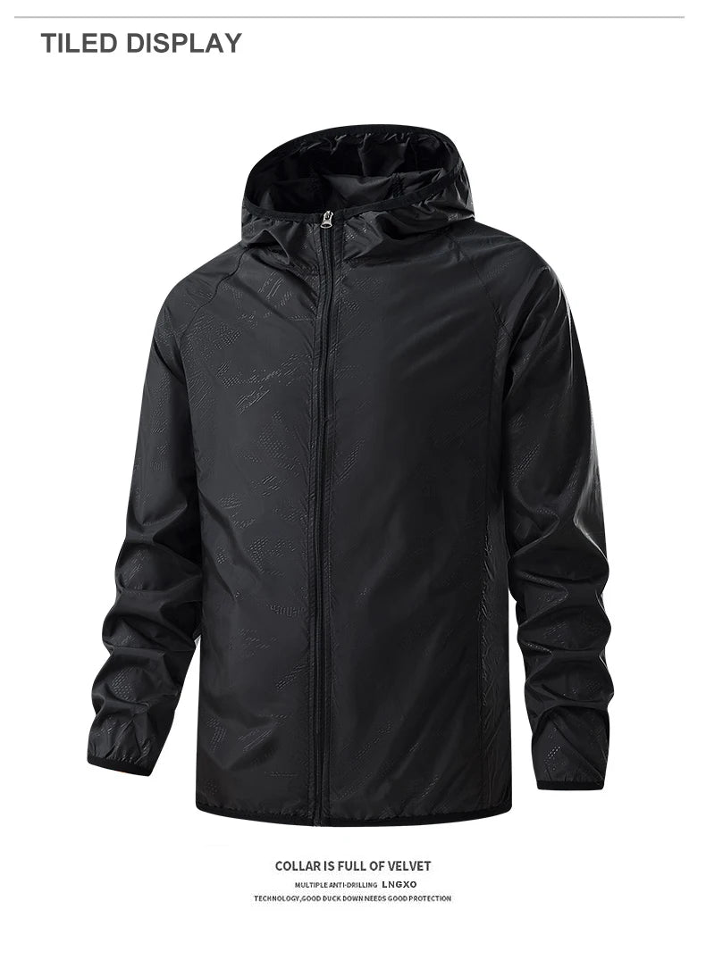 Men's Waterproof Hiking Windbreaker