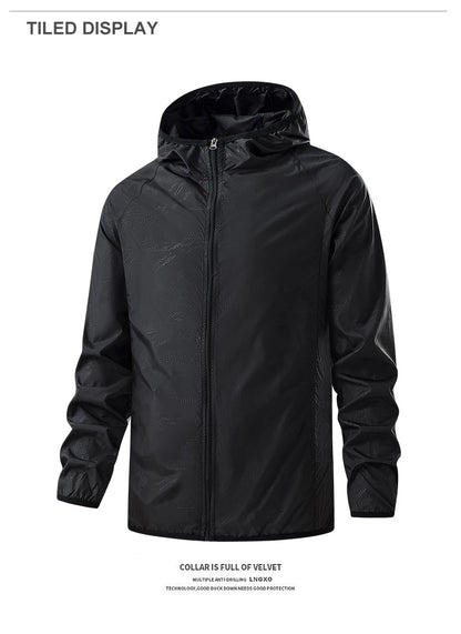 Men's Waterproof Hiking Windbreaker