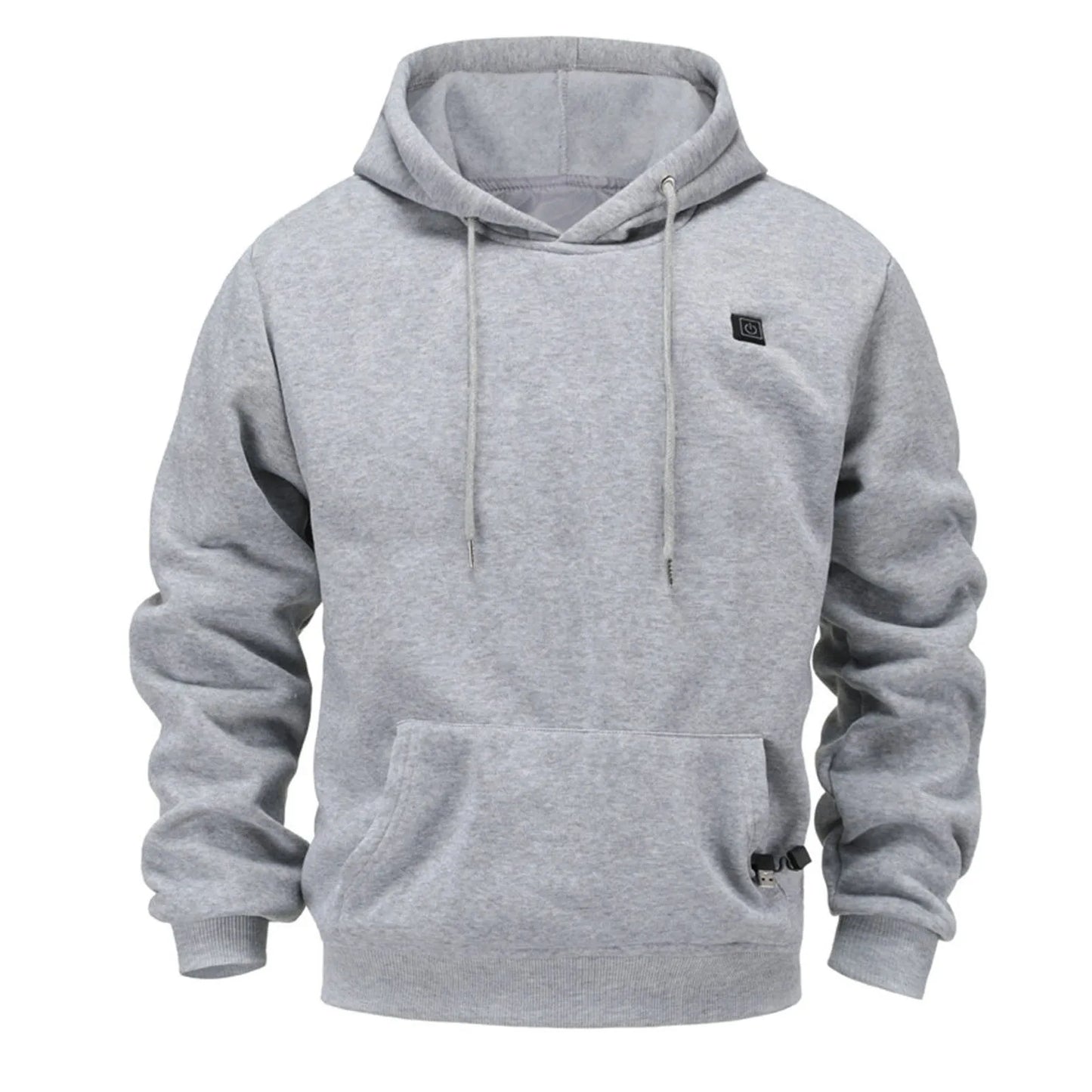 USB Heated Hoodie Sweatshirt, Unisex Thickened Pullover