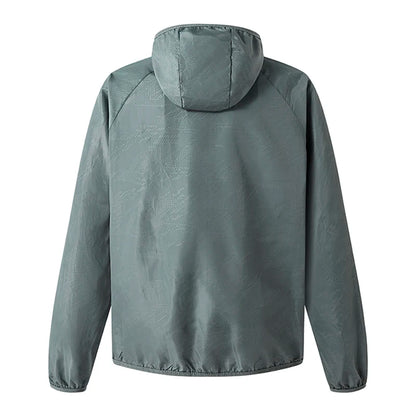 Men's Waterproof Windbreaker, Quick Dry Sun Protection Jacket
