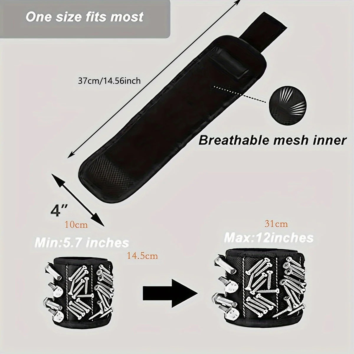 Magnetic Wristband Tool Holder