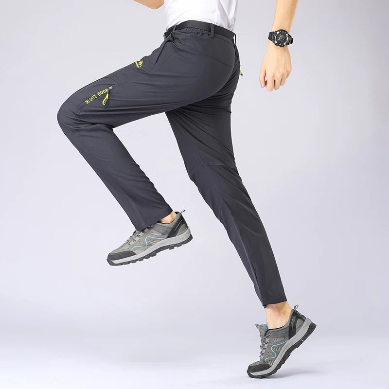 Men's Lightweight Tactical Hiking Pants, Quick Dry Stretch Up to 5XL