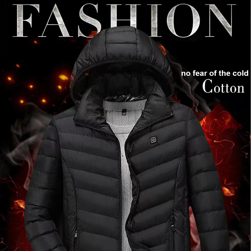 USB Electric Heated Jacket,2-21 Heating Zones