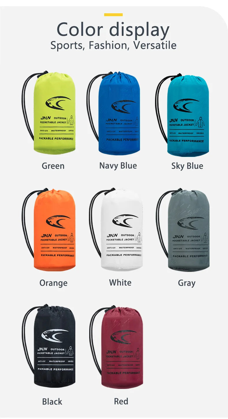Men's Waterproof Windbreaker, Quick Dry Sun Protection Jacket