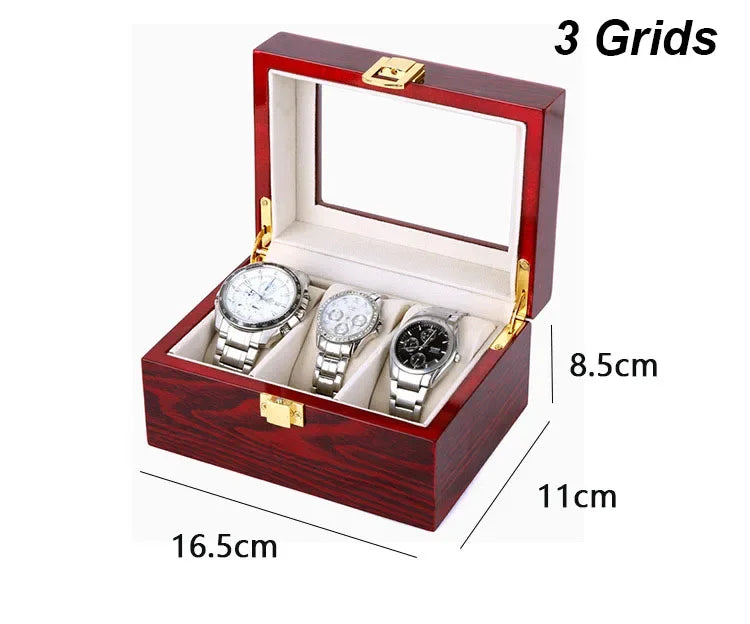 Wooden Watch Box, Eco-Friendly Storage Case