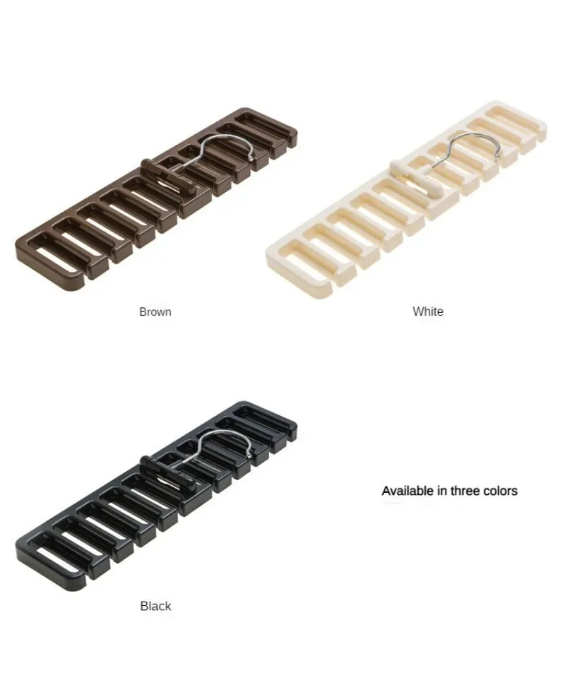 Closet Belt & Tie Rack Organizer