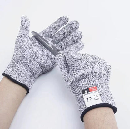 Cut-Resistant Metal Mesh Safety Gloves