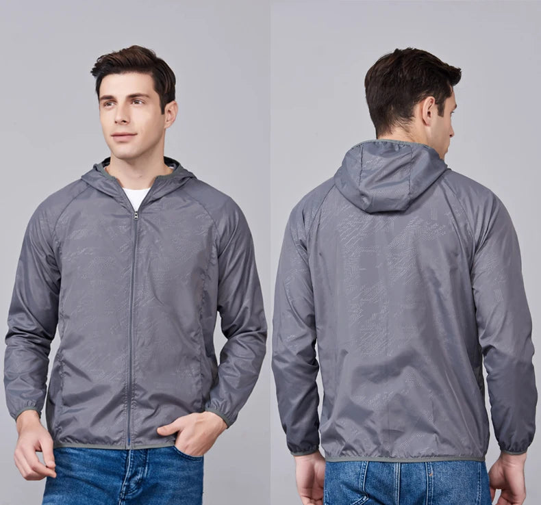 Men's Waterproof Hiking Windbreaker