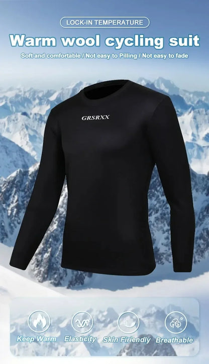 Winter Thermal Cycling Base Layer, fleece Long Sleeve
