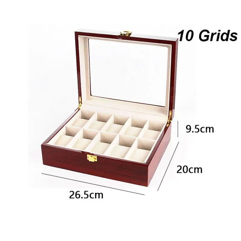 Wooden Watch Box, Eco-Friendly Storage Case