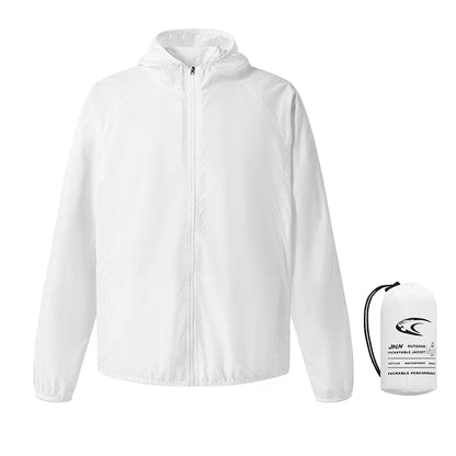 Men's Waterproof Windbreaker, Quick Dry Sun Protection Jacket