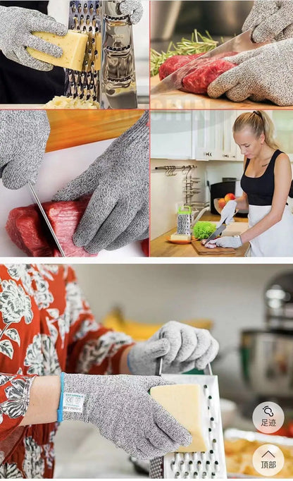 Cut-Resistant Metal Mesh Safety Gloves