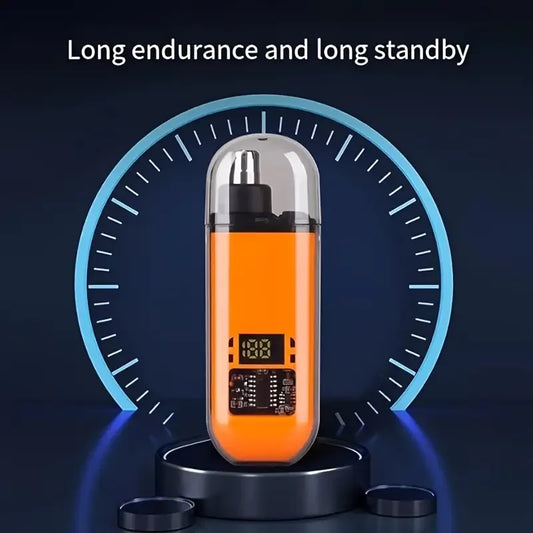 USB Electric Nose & Ear Hair Trimmer, Portable Mini Clipper