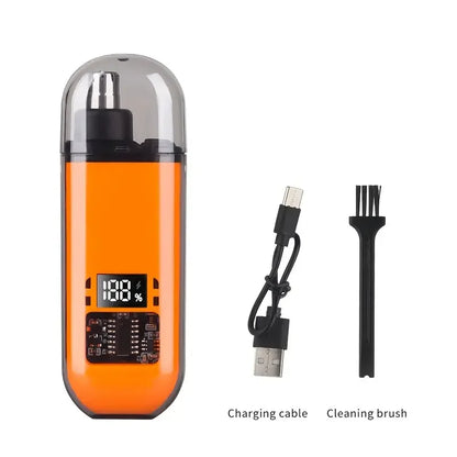 USB Electric Nose & Ear Hair Trimmer, Portable Mini Clipper