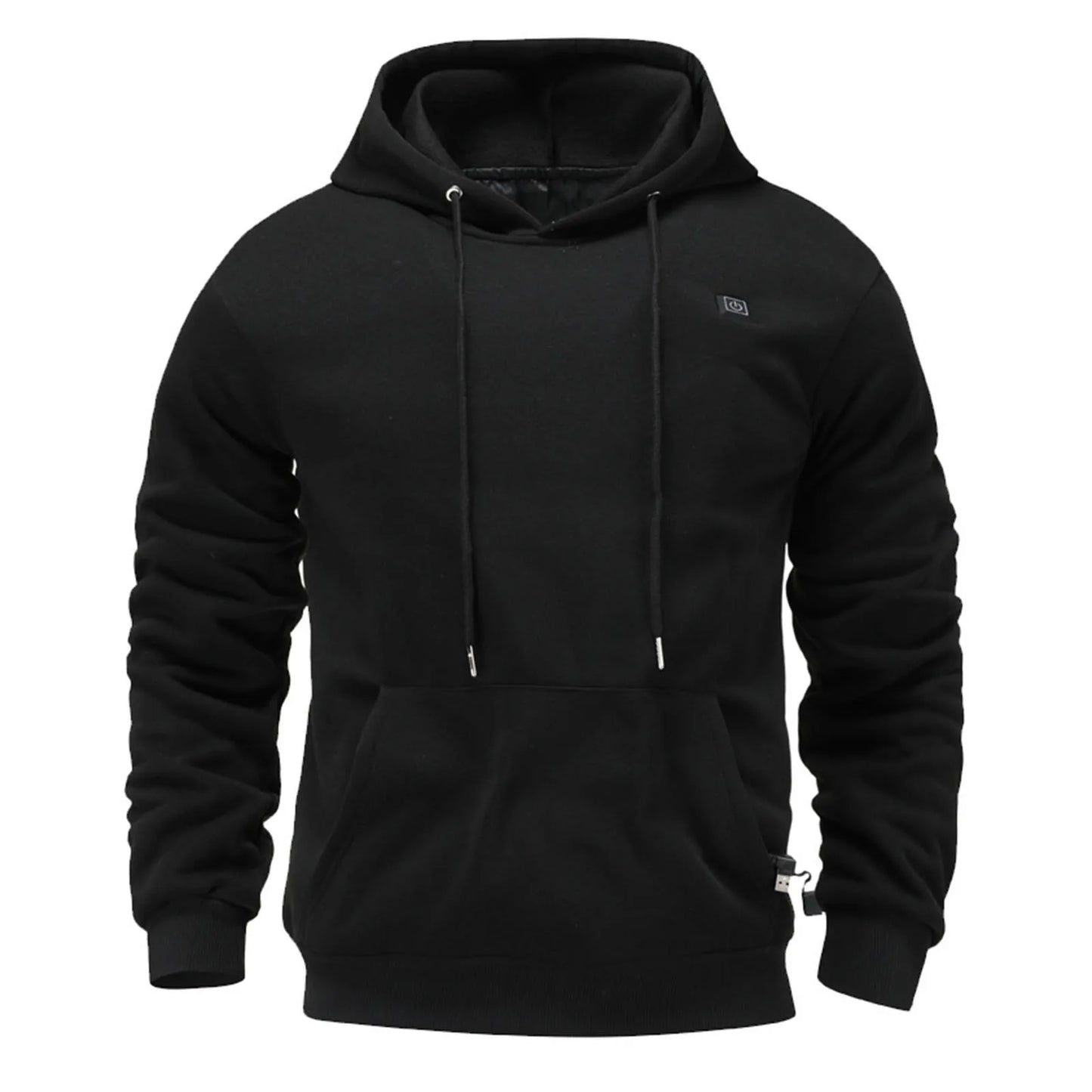USB Heated Hoodie Sweatshirt, Unisex Thickened Pullover