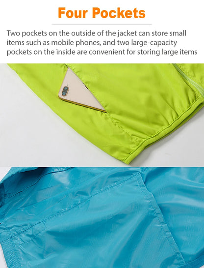 Men's Waterproof Hiking Windbreaker
