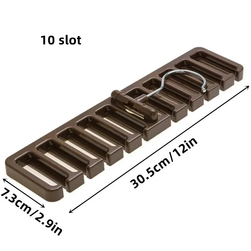 Closet Belt & Tie Rack Organizer