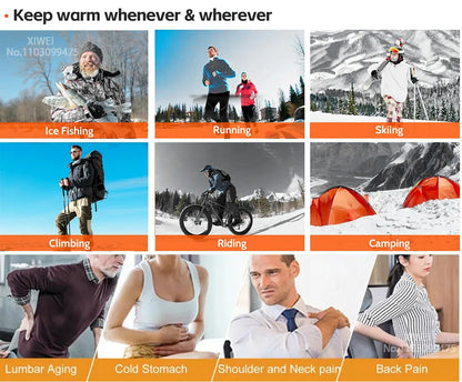 USB Electric Heated Jacket,2-21 Heating Zones
