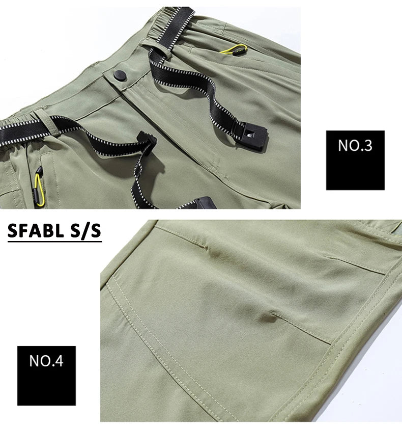Men's Lightweight Tactical Hiking Pants, Quick Dry Stretch Up to 5XL