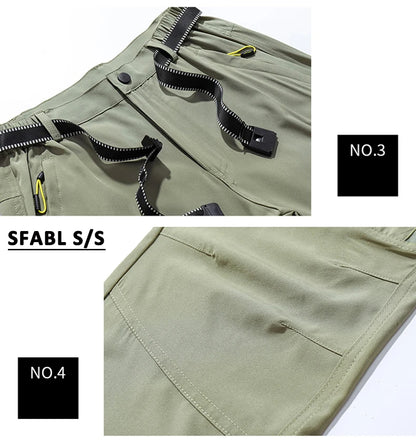 Men's Lightweight Tactical Hiking Pants, Quick Dry Stretch Up to 5XL
