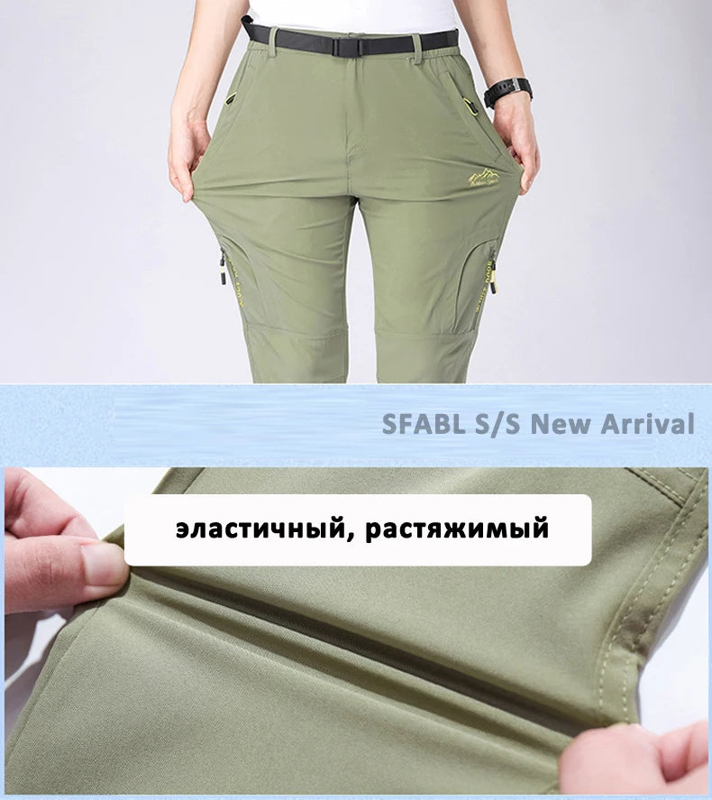 Men's Lightweight Tactical Hiking Pants, Quick Dry Stretch Up to 5XL