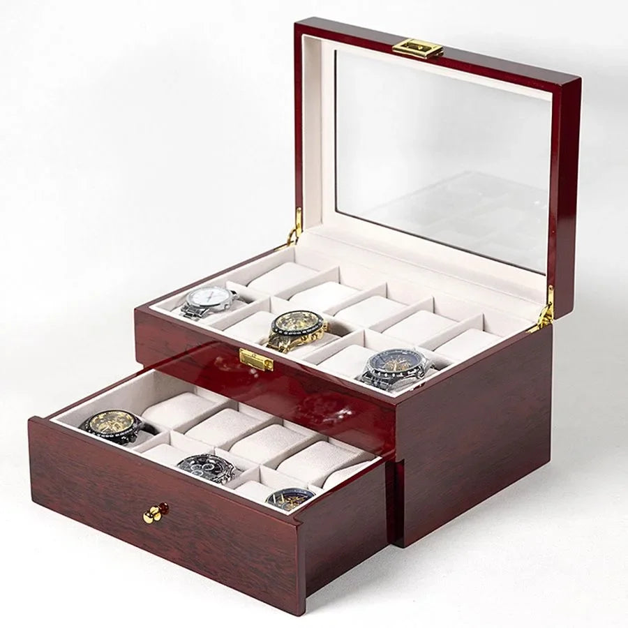 Wooden Watch Box, Eco-Friendly Storage Case