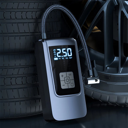 Portable Smart Tire Inflator, 12V Cordless Air Compressor