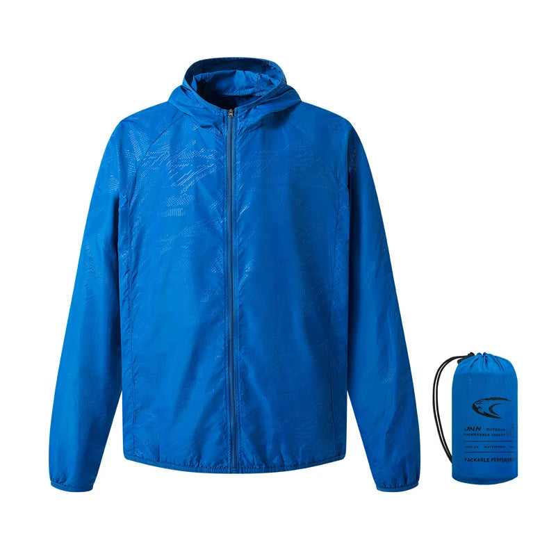 Men's Waterproof Windbreaker, Quick Dry Sun Protection Jacket
