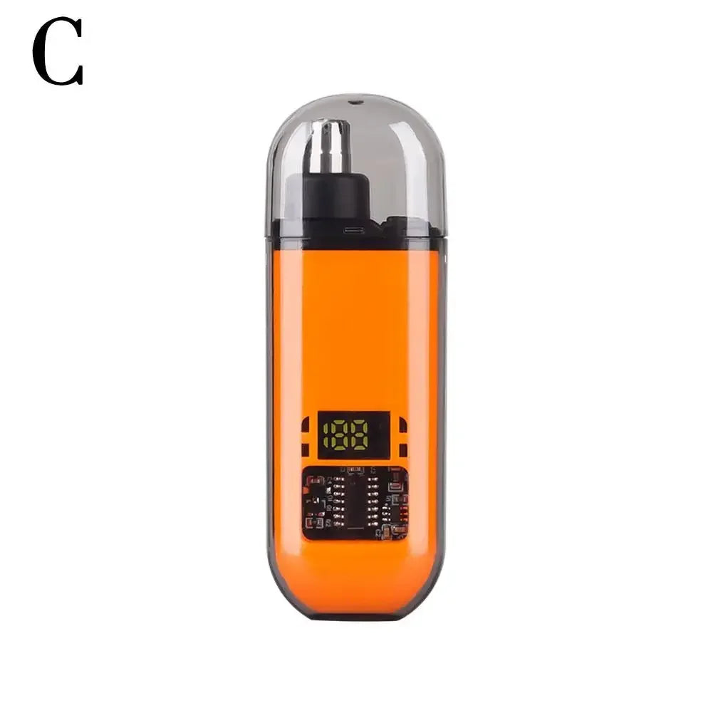 USB Electric Nose & Ear Hair Trimmer, Portable Mini Clipper
