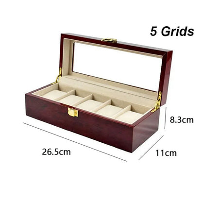 Wooden Watch Box, Eco-Friendly Storage Case