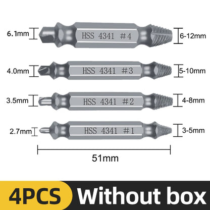 Damaged Screw & Broken Bolt Extractor Set