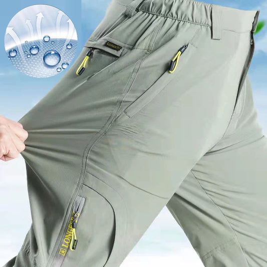 Men's Lightweight Tactical Hiking Pants, Quick Dry Stretch Up to 5XL