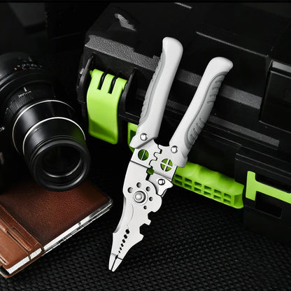 6-in-1 Multifunctional Electrician Pliers, Wire Stripper & Crimping Tool