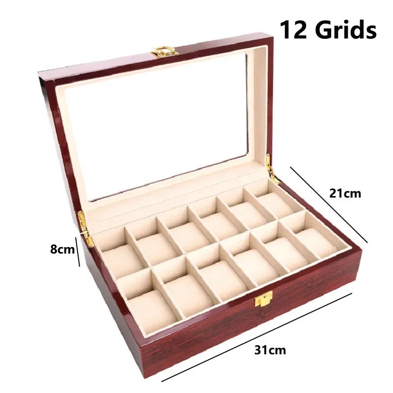 Wooden Watch Box, Eco-Friendly Storage Case