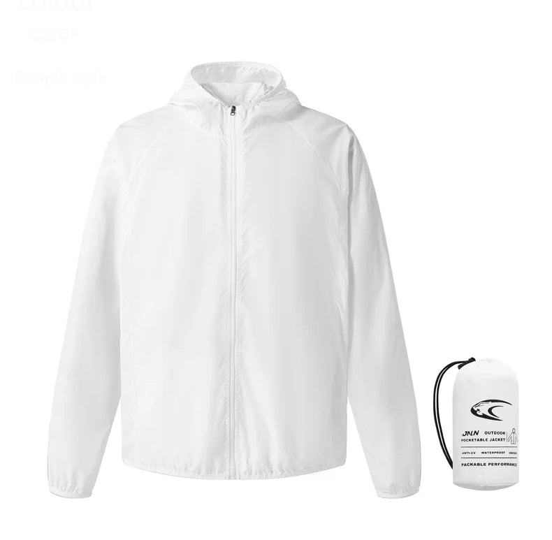 Men's Waterproof Windbreaker, Quick Dry Sun Protection Jacket