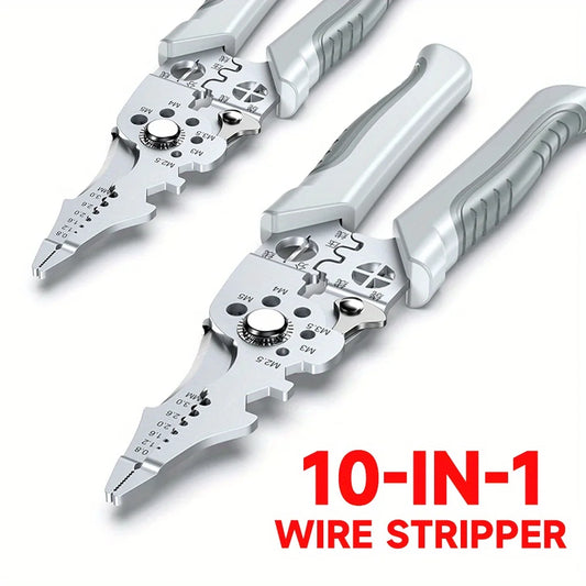 6-in-1 Multifunctional Electrician Pliers, Wire Stripper & Crimping Tool