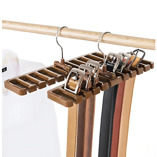 Closet Belt & Tie Rack Organizer