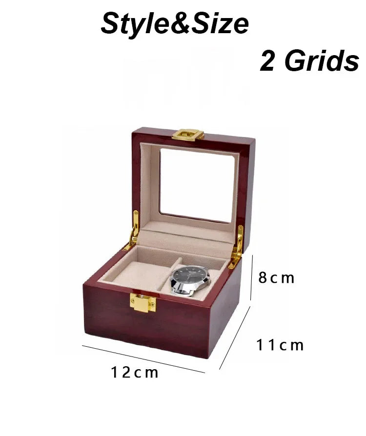 Wooden Watch Box, Eco-Friendly Storage Case