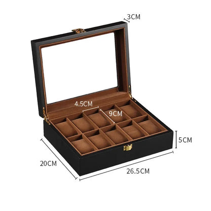 Wooden Watch Box, Eco-Friendly Storage Case