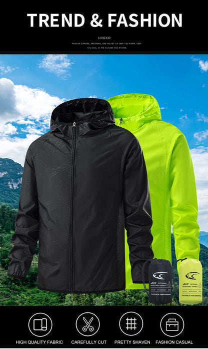 Men's Waterproof Hiking Windbreaker