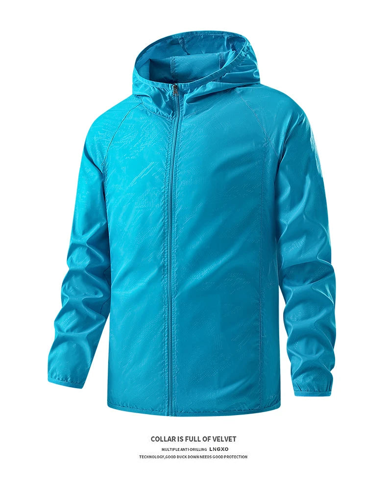 Men's Waterproof Hiking Windbreaker
