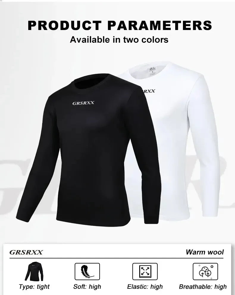 Winter Thermal Cycling Base Layer, fleece Long Sleeve