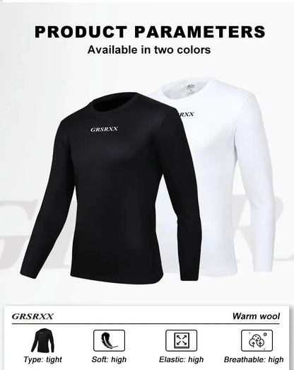 Winter Thermal Cycling Base Layer, fleece Long Sleeve