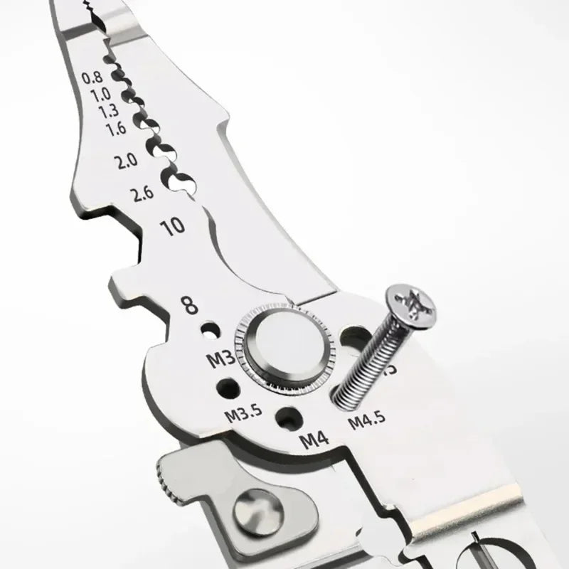 6-in-1 Multifunctional Electrician Pliers, Wire Stripper & Crimping Tool