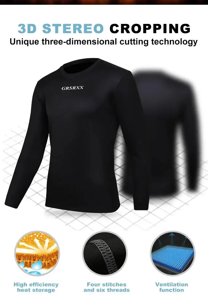 Winter Thermal Cycling Base Layer, fleece Long Sleeve