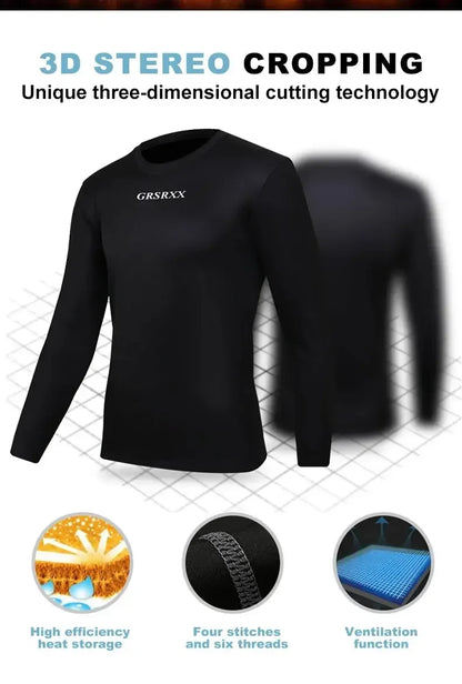 Winter Thermal Cycling Base Layer, fleece Long Sleeve