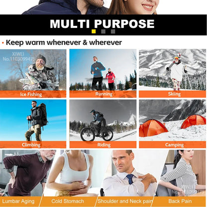 USB Electric Heated Jacket,2-21 Heating Zones