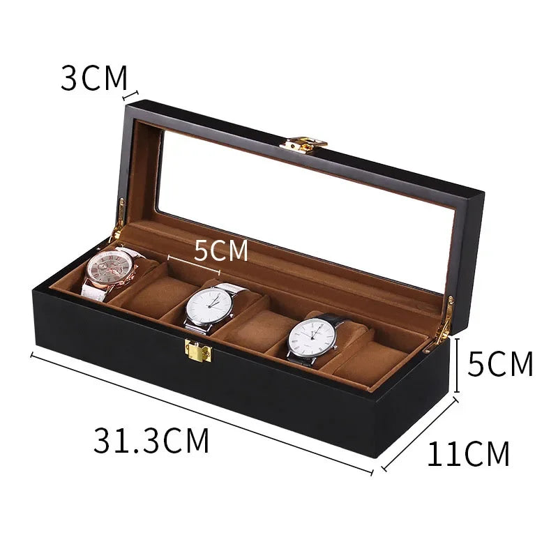 Wooden Watch Box, Eco-Friendly Storage Case